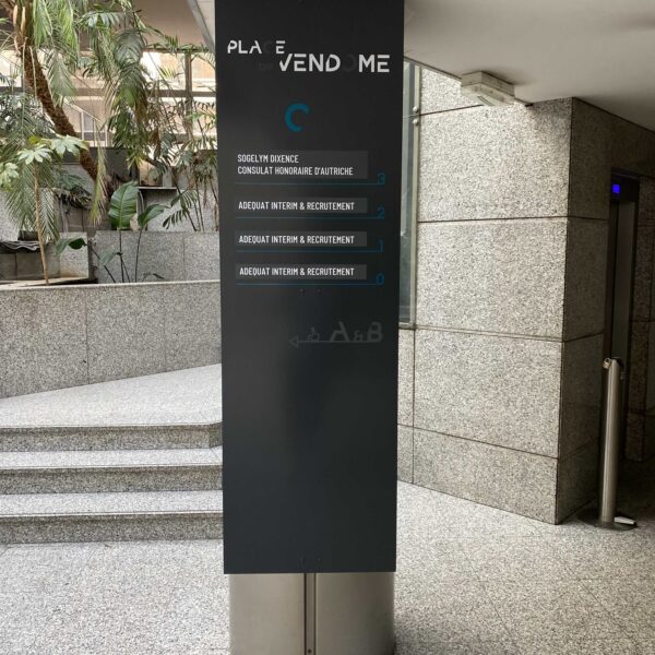 FaceB Directory hall signalétique