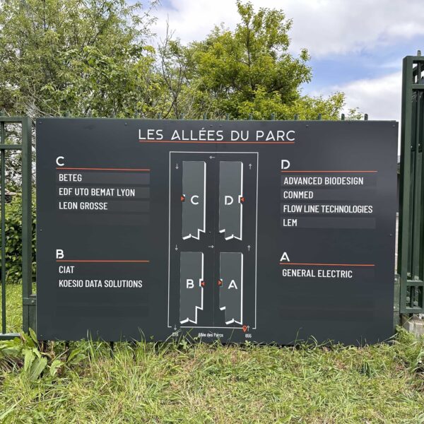 FaceB Panneau directionnel signalétique