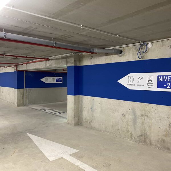 FaceB Panneau directionnel signalétique