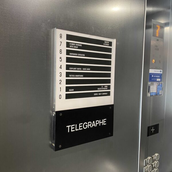 FaceB porte-affiche signalétique
